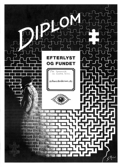 Diplom der dänischen Kriminalakademie - verliehen 2006 an das Literaturportal schwedenkrimi.de - Krimikultur Skandinavien